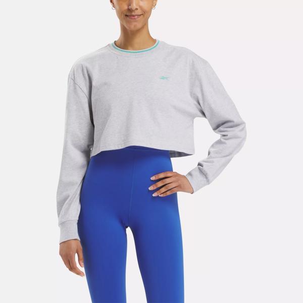 Long Sleeve Crop Top Product Image