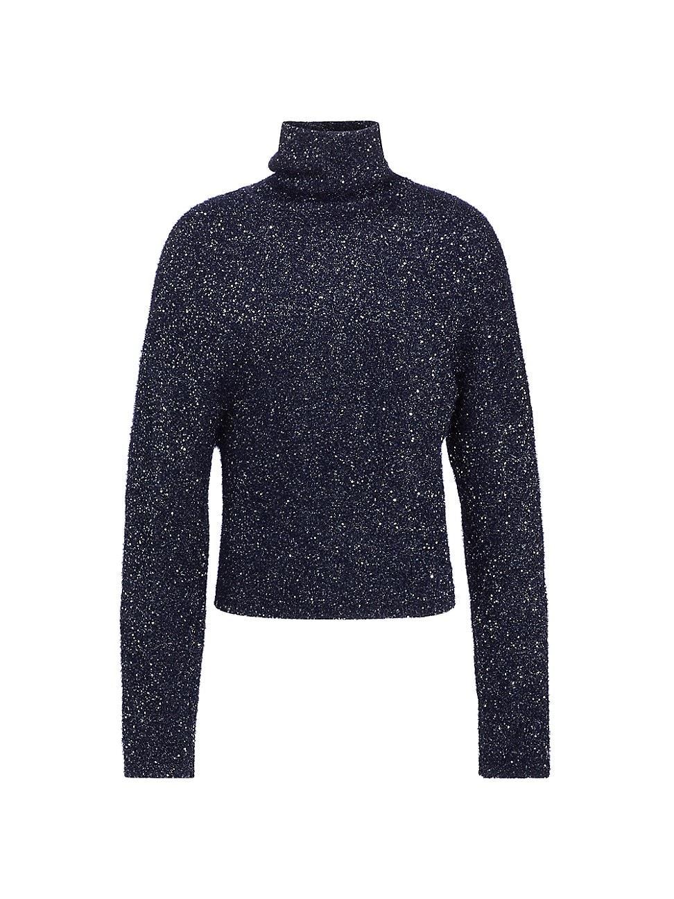 Womens Technical Sequin Sweater Product Image