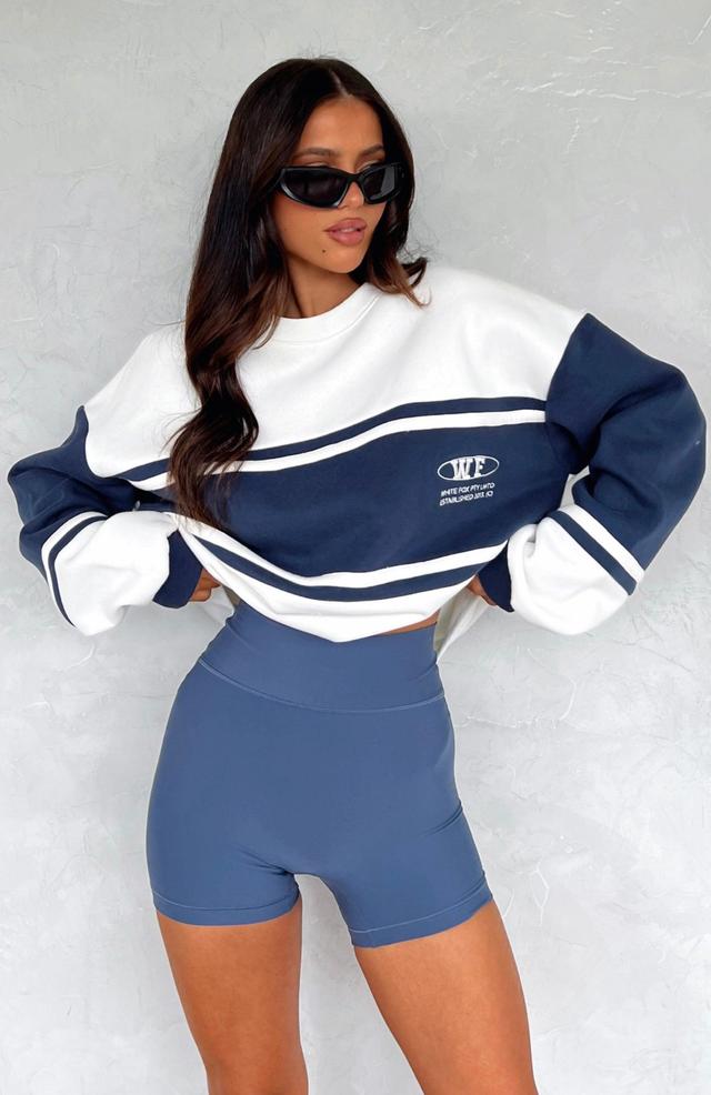 Moving Forward Oversized Sweater White Product Image