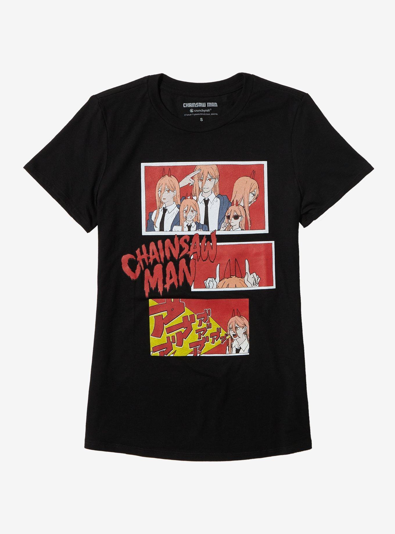 Chainsaw Man Power Outro Girls T-Shirt Product Image