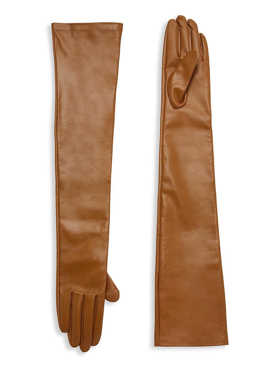 Womens Cruella Leather Gloves Product Image