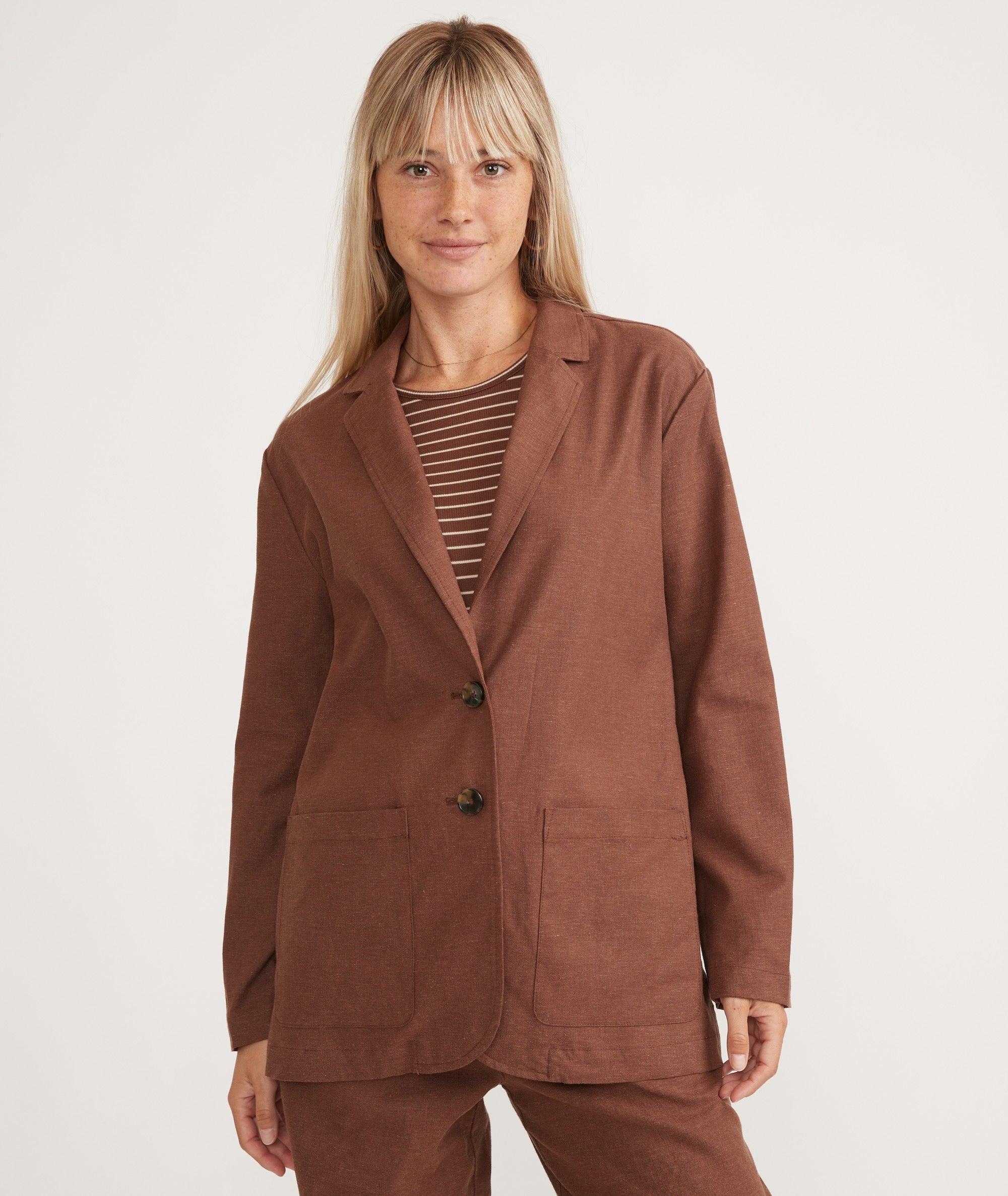 Flora Hemp Blazer Product Image