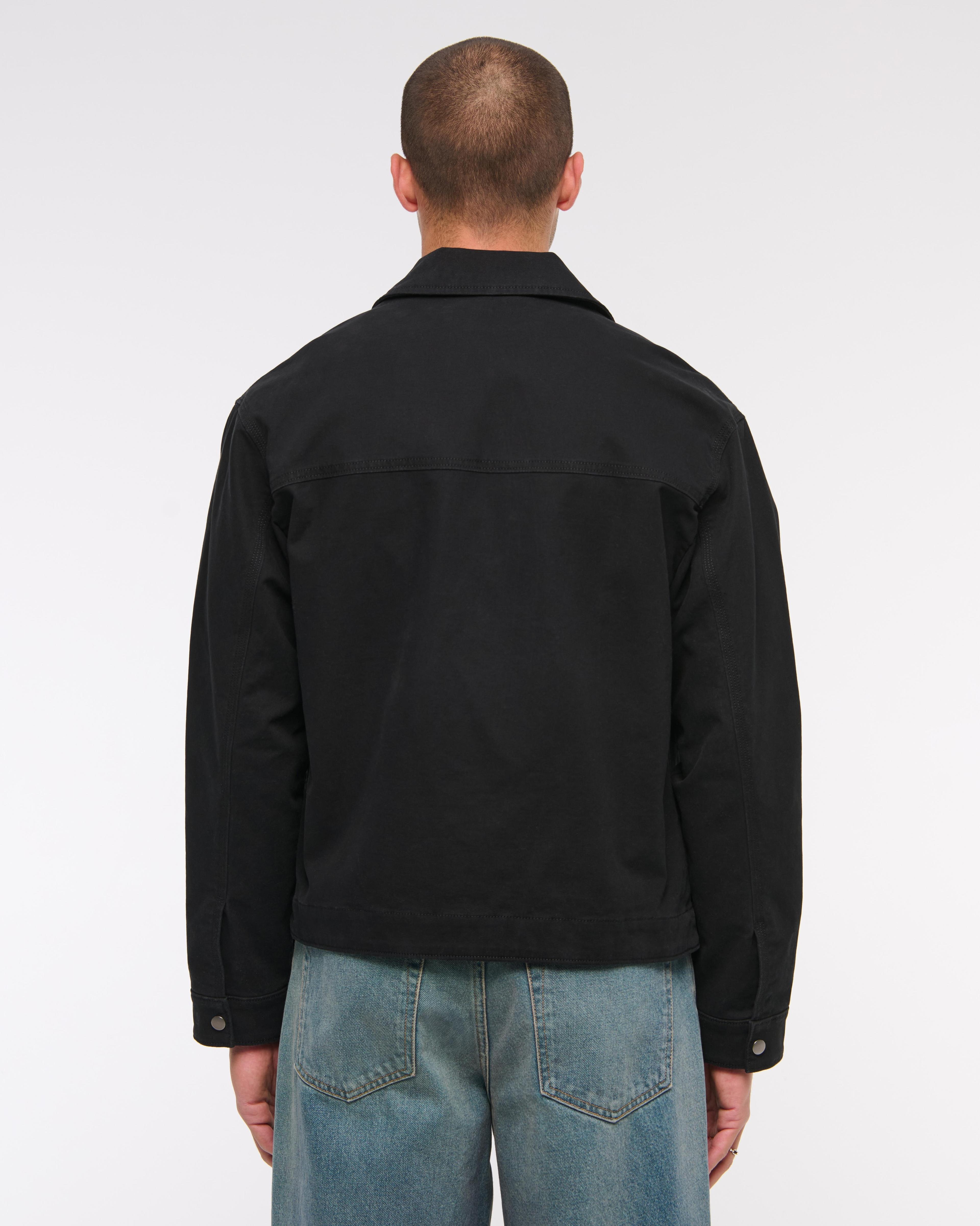 Ford Cropped Zip Workwear Jacket Product Image