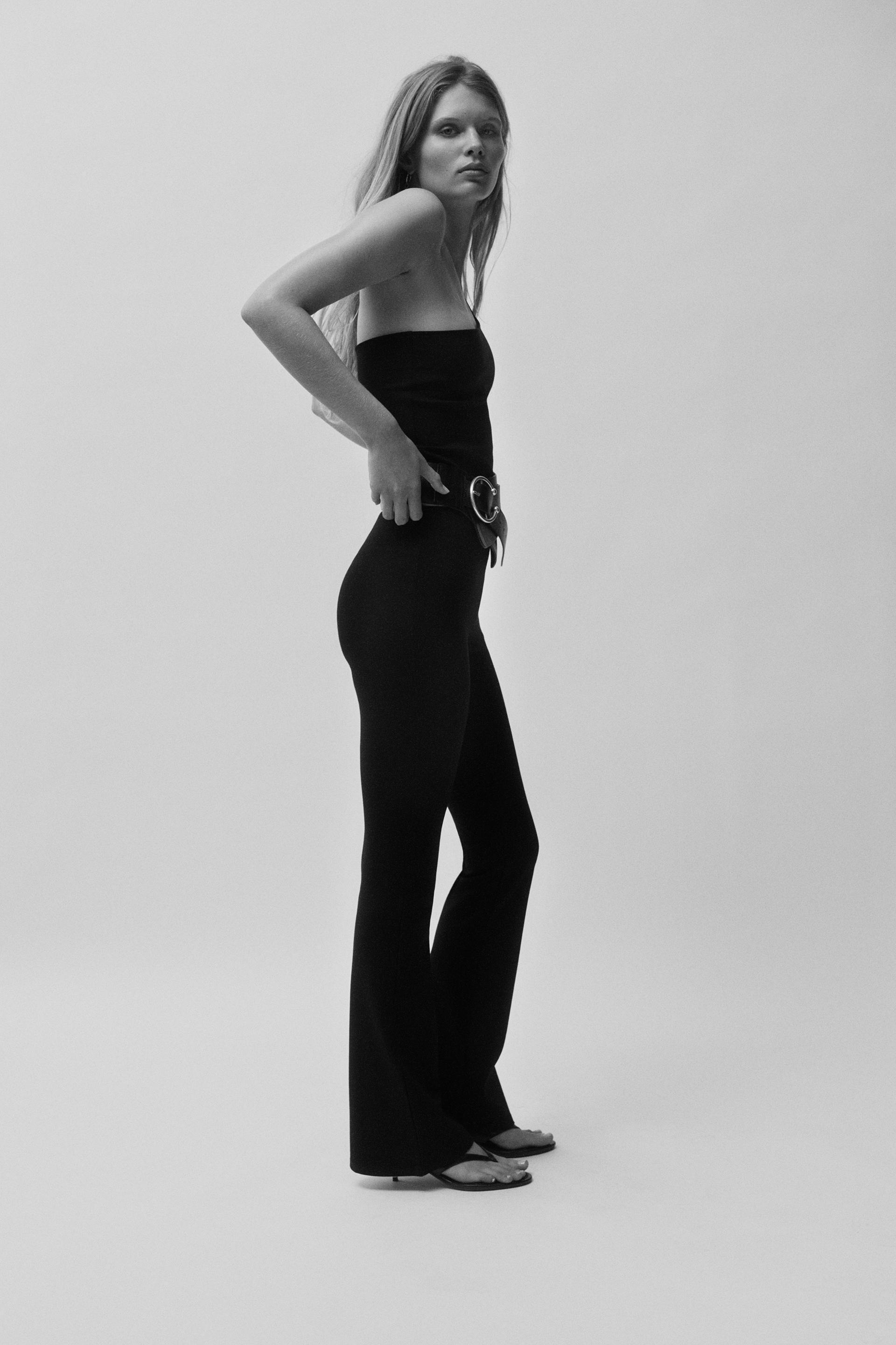 LONG FLARED PANTS Product Image