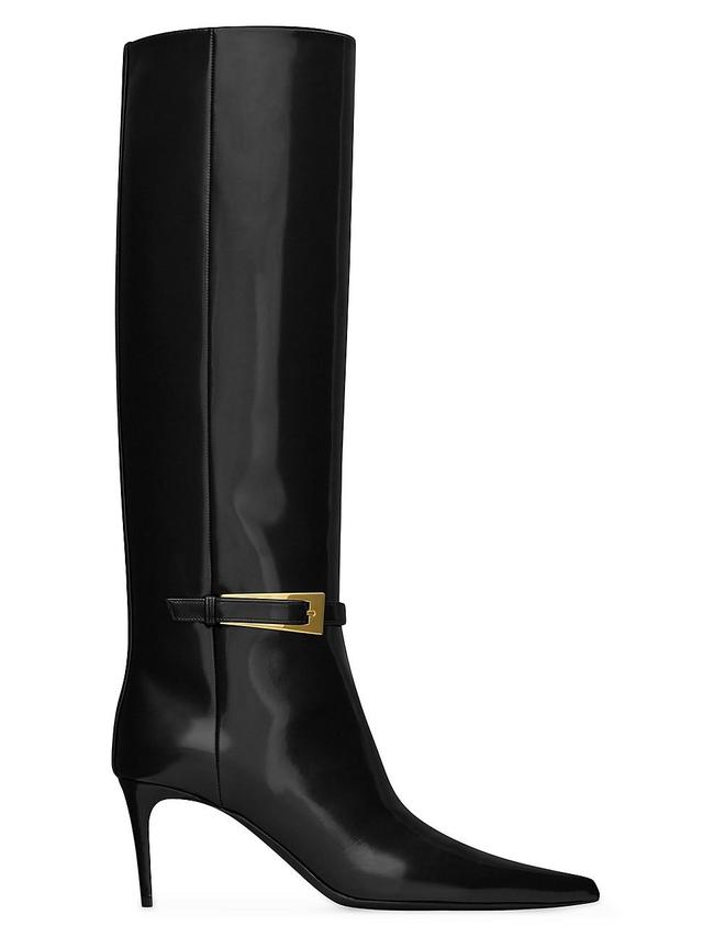 Womens Lee Boots In Glazed Leather Product Image