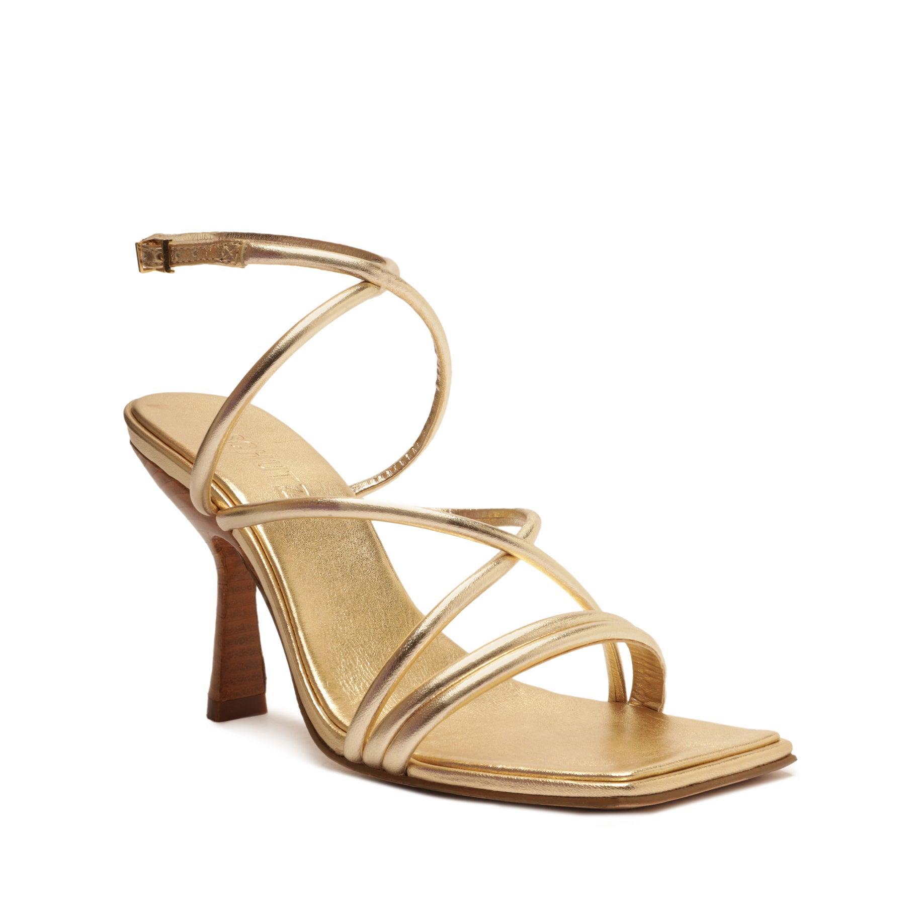 Phoeby Metallic Leather Sandal Female Product Image