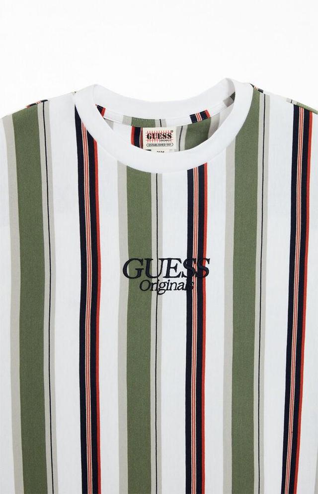 GUESS Originals Men's Gibson Vertical Stripe T-Shirt Product Image