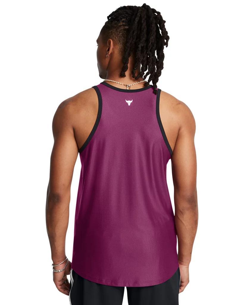 Men's Project Rock Mesh Badge Of Honor Tank Product Image