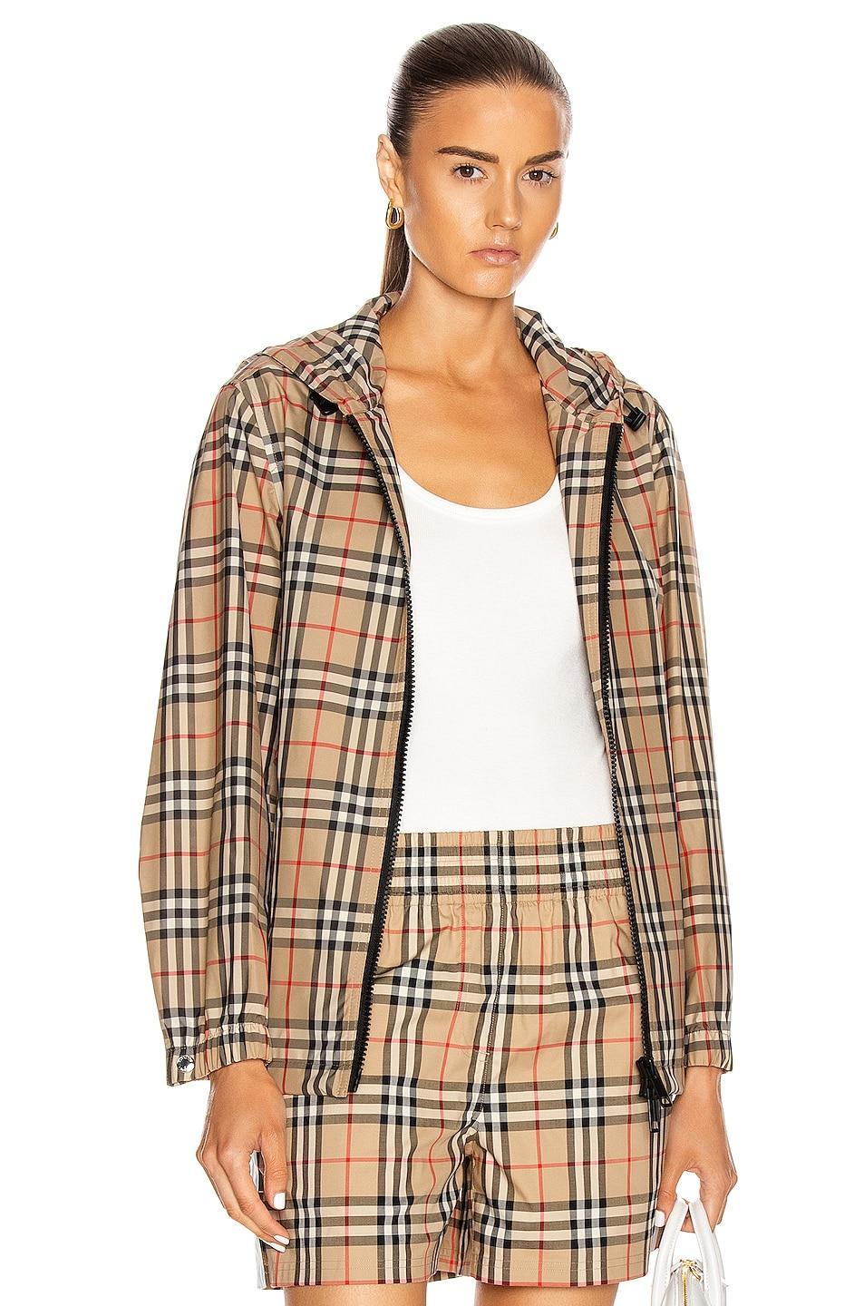 Burberry Hooded Jacket Nude. (also in 4, 6). Product Image