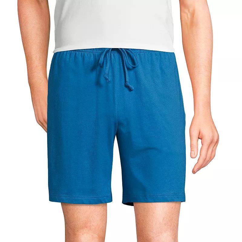 Mens Lands End Knit Jersey Pajama Shorts Product Image