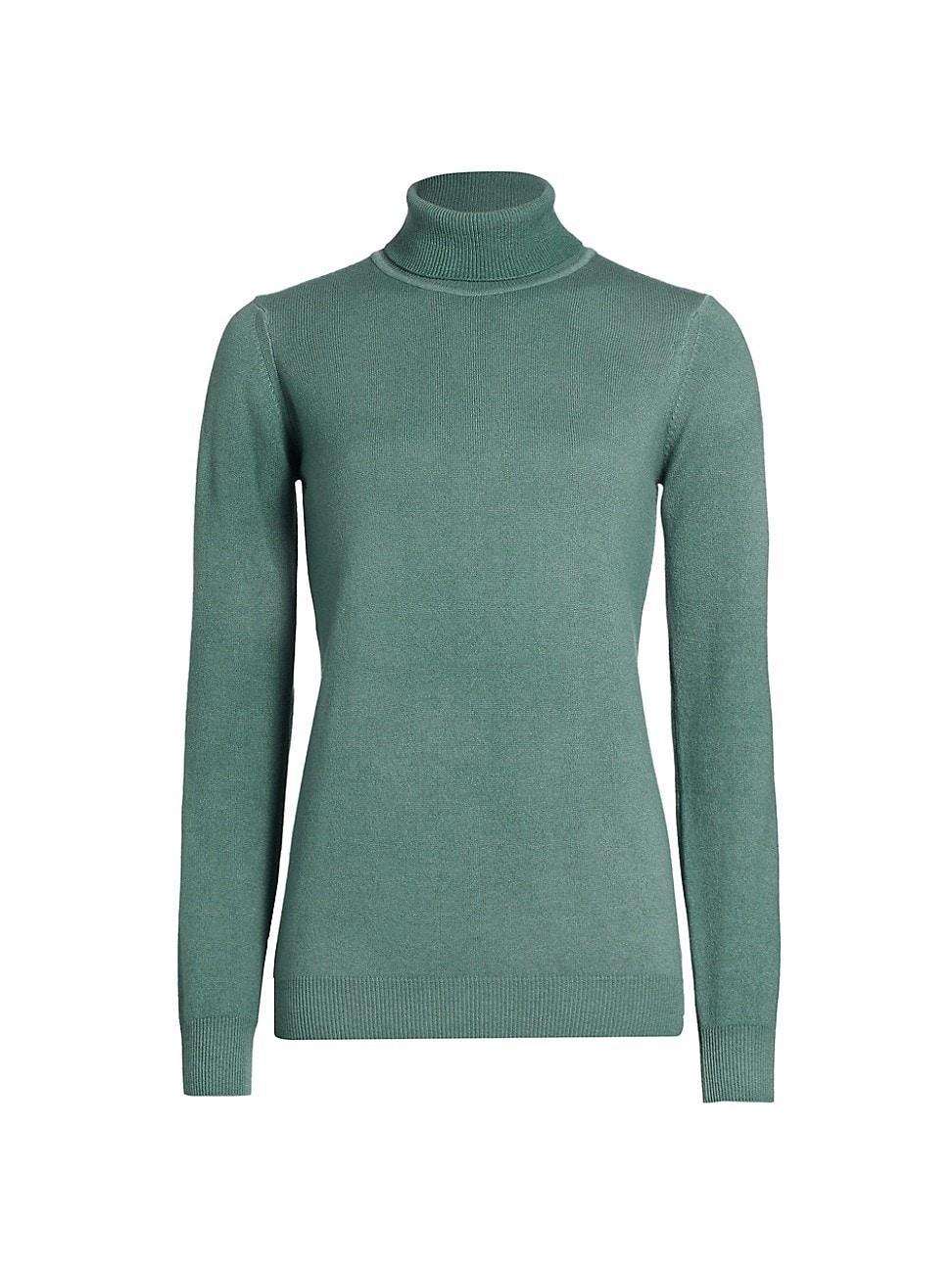 Womens Cashmere Turtleneck Sweater product image