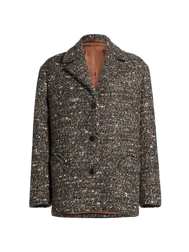 Womens Marit Hunny Tweed Single-Breasted Blazer Product Image