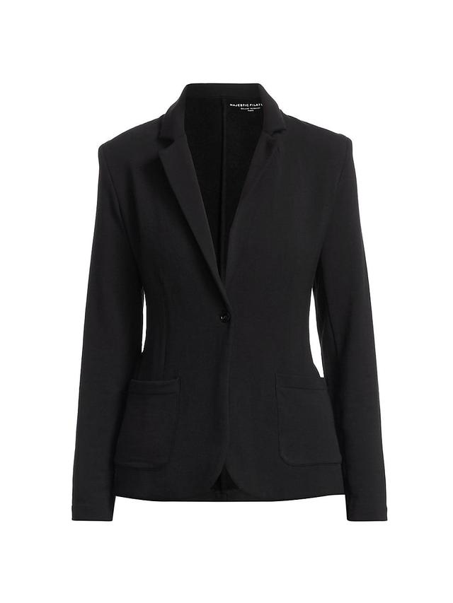 Womens Stretch Single-Breasted Blazer Product Image