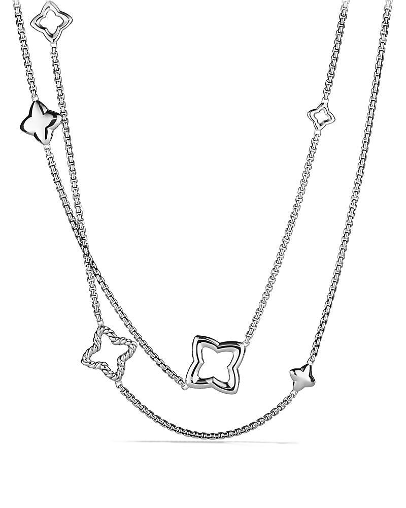 Womens Quatrefoil Chain Necklace Product Image