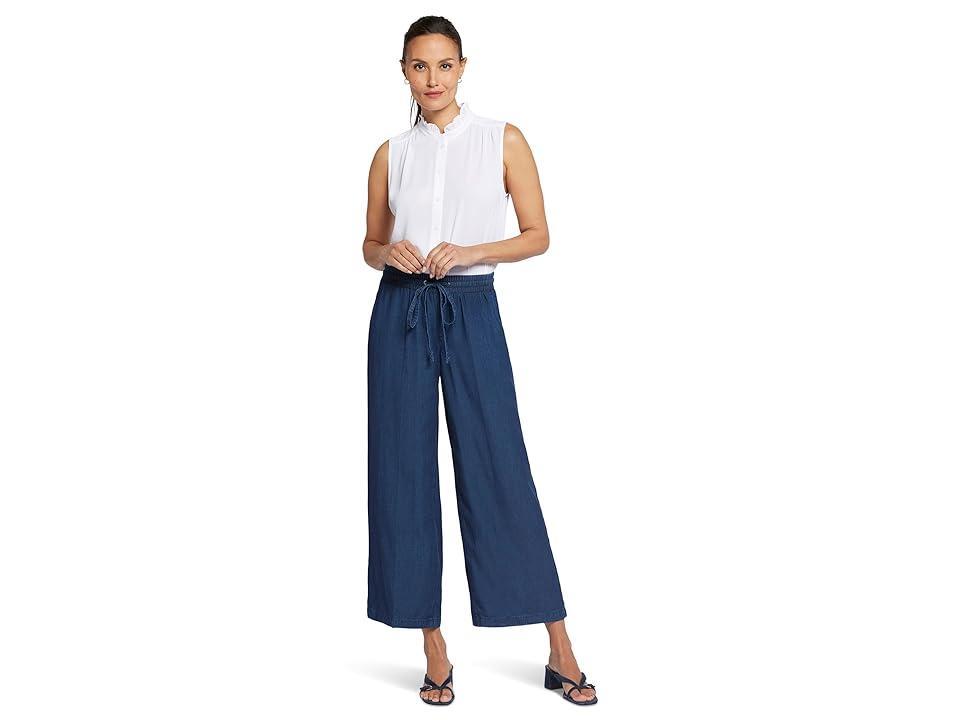 NYDJ Jayne Denim Ankle Wide Leg Drawstring Pants Product Image