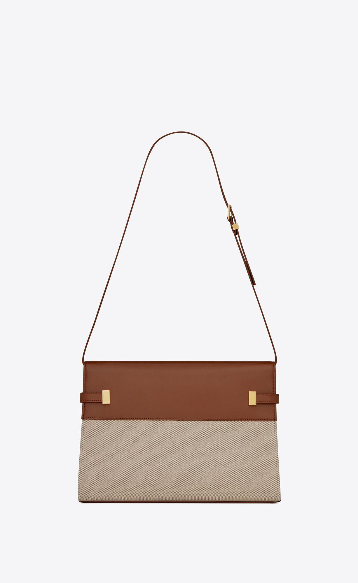 SAINT LAURENT Manhattan Shoulder Bag In Brown Product Image