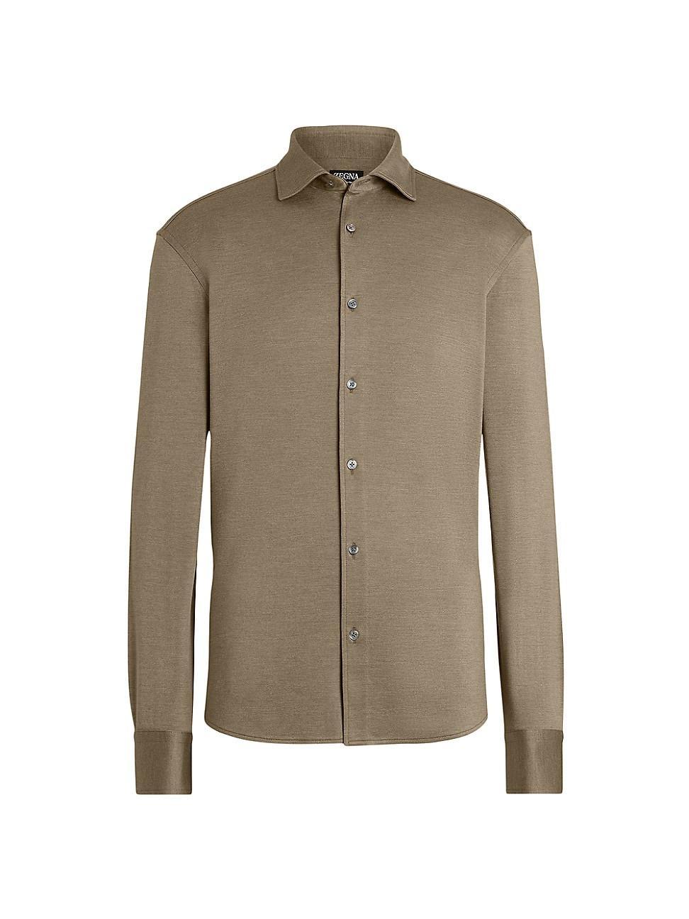 Mens Cashmere and Silk Shirt Product Image