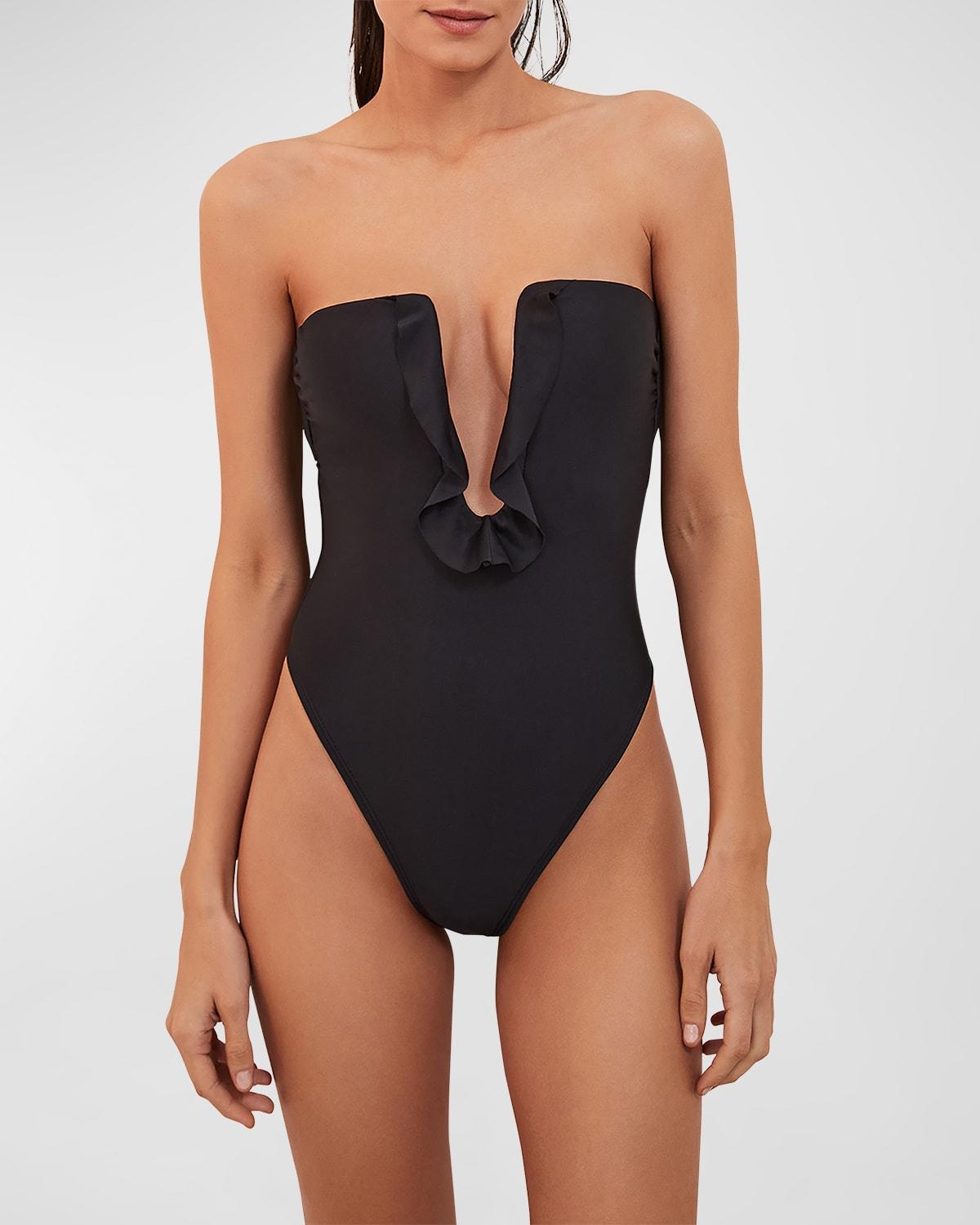 Womens Chris Strapless Notch One-Piece Swimsuit Product Image