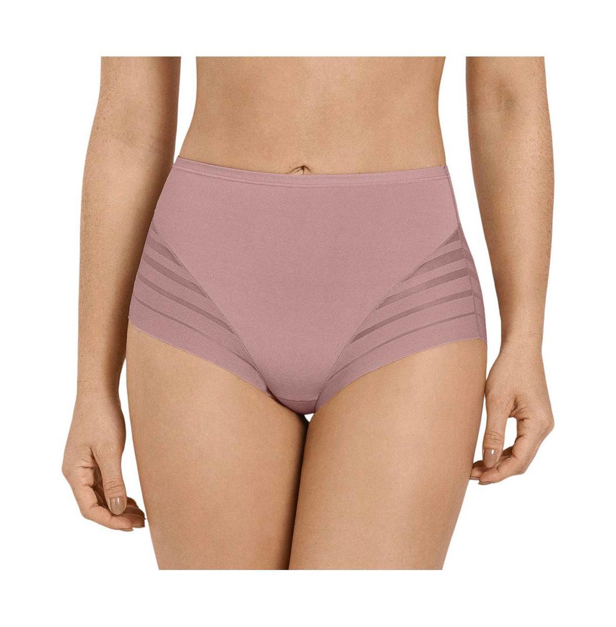 Leonisa Womens Lace Stripe Undetectable Classic Shaper Panty Product Image