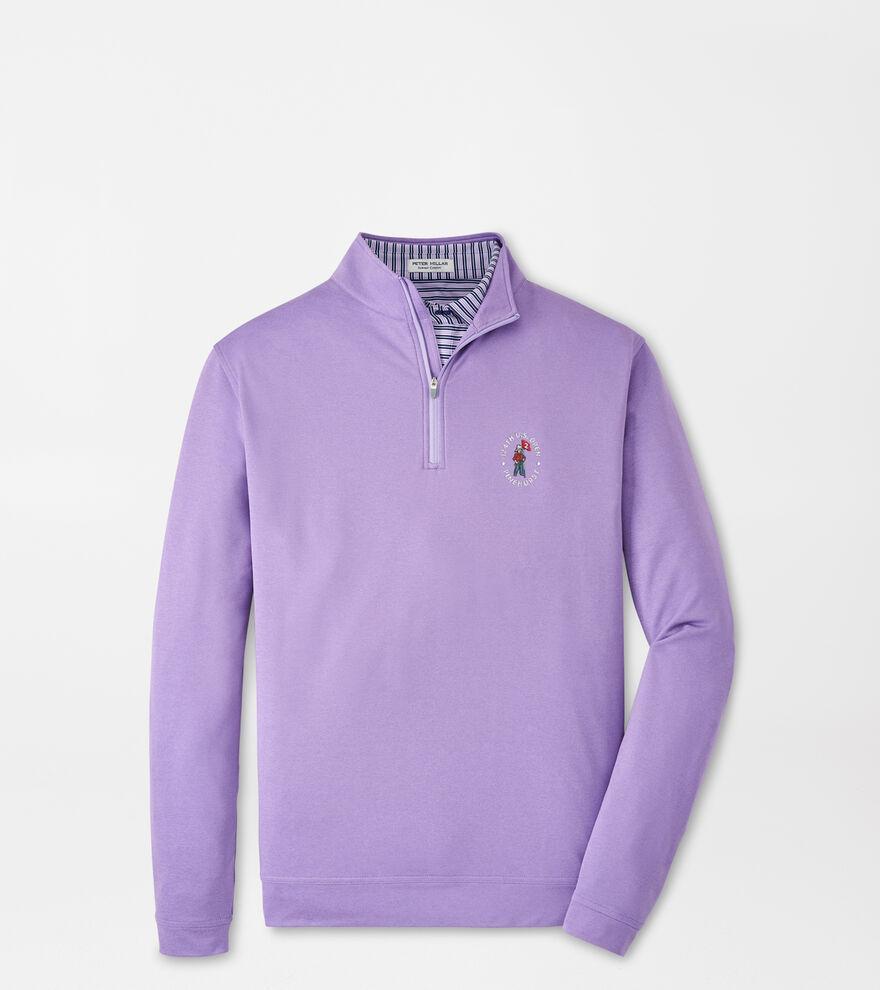 Mens Perth Melange Performance Quarter-Zip Sweater Product Image