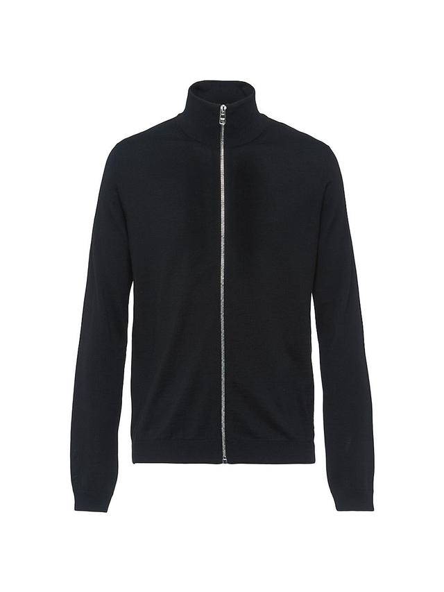 Mens Wool Cardigan Jacket Product Image