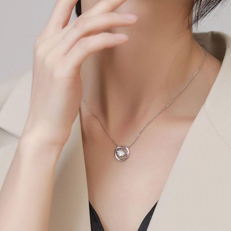 Shell Pendant Alloy Necklace Product Image