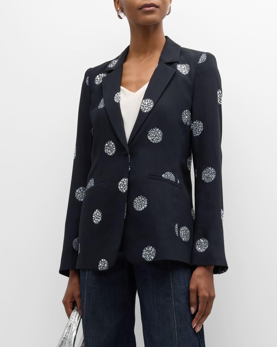 Karlie Embellished Crepe Blazer Product Image