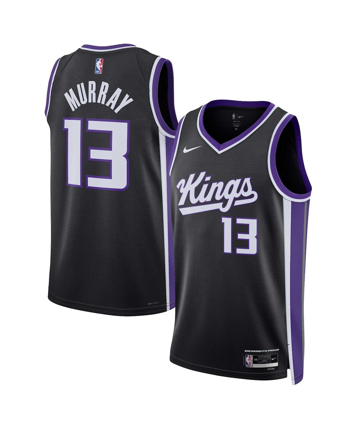 Mens and Womens Nike Keegan Murray Black Sacramento Kings Swingman Jersey - Icon Edition - Black Product Image