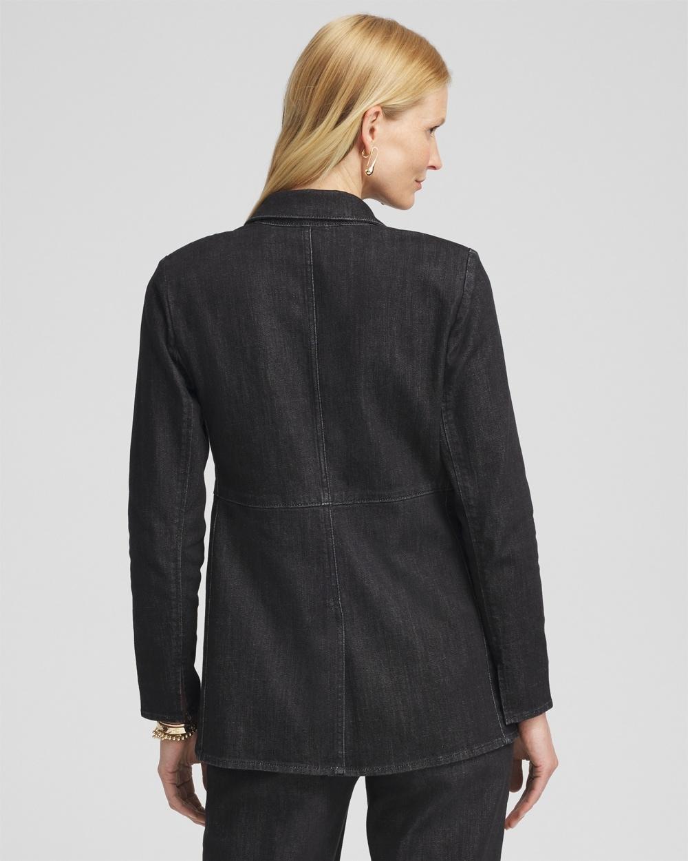 Denim Blazer Product Image