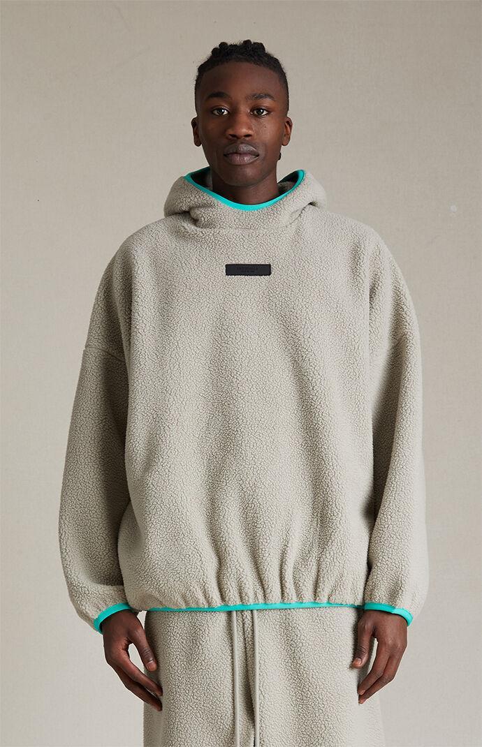 Fear of God Essentials Men's Sherpa Polar Fleece Hoodie - Product Image