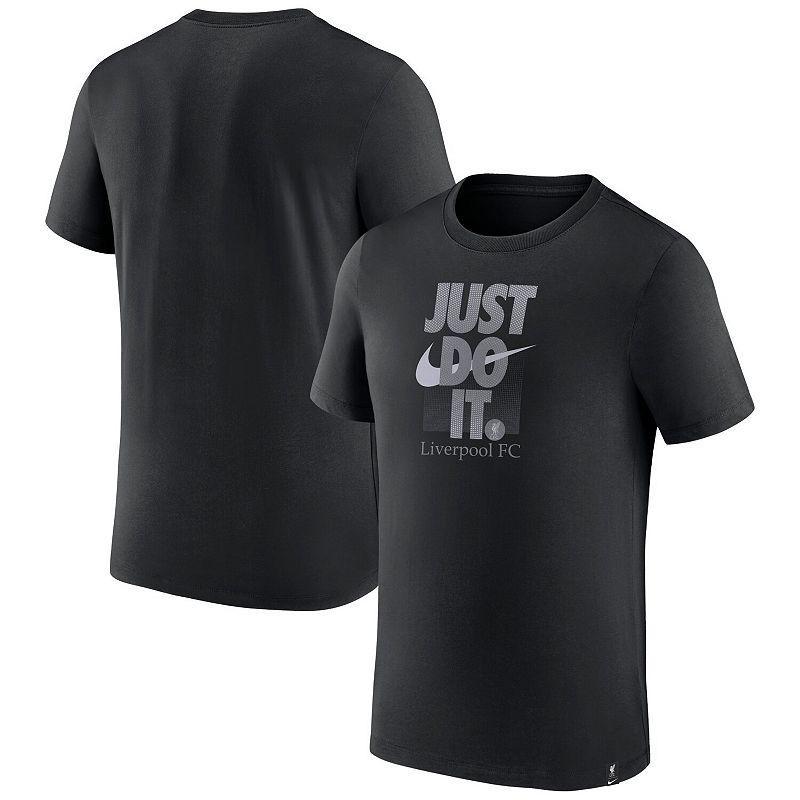 Mens Nike Black Liverpool Just Do It T-shirt Product Image