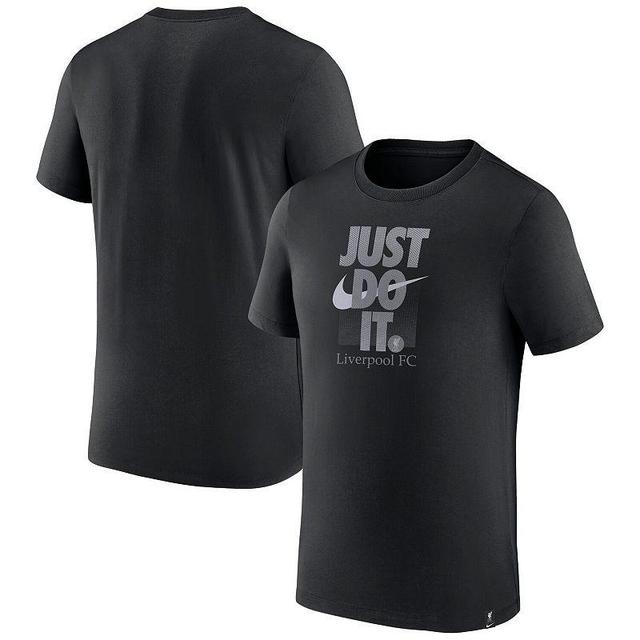 Mens Nike Black Liverpool Just Do It T-shirt Product Image