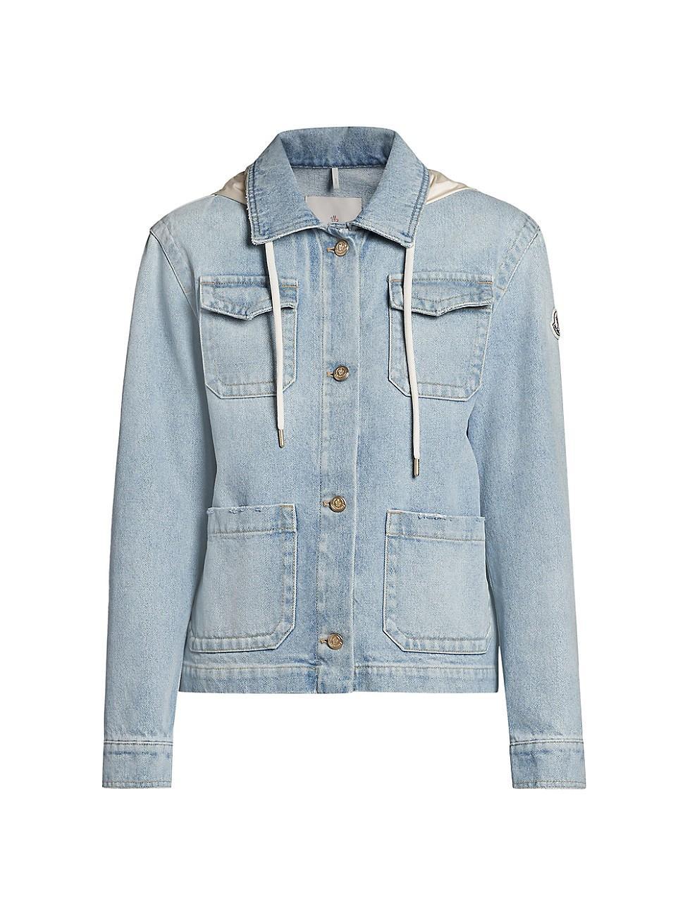 Womens Melissa Denim Hooded Jacket Product Image