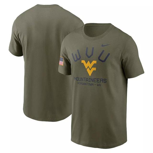 Mens Nike Olive West Virginia Mountaineers 2024 Military Appreciation Performance T-Shirt Product Image