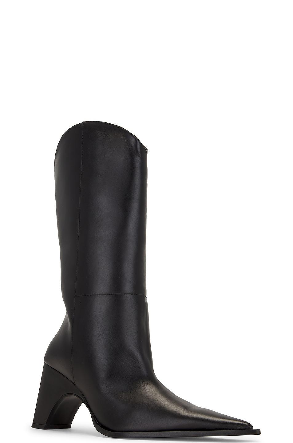 Coperni Bridge Cowboy Boot in Black - Black. Size 40 (also in 36, 37). Product Image