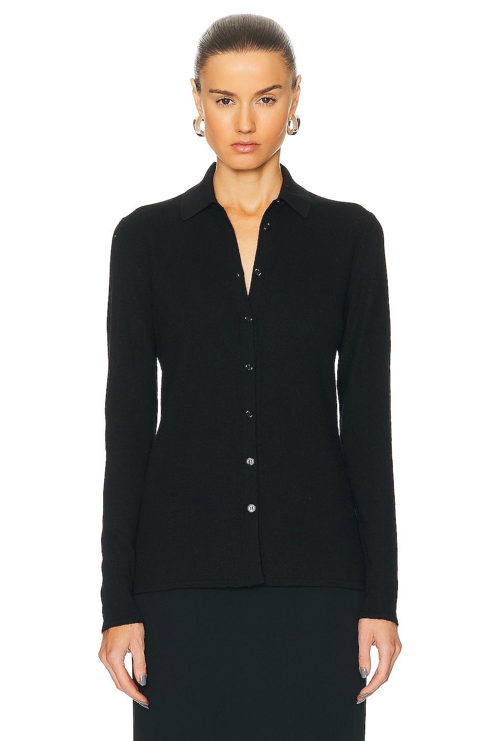 Gabriela Hearst Deidre Top Black. (also in S). Product Image