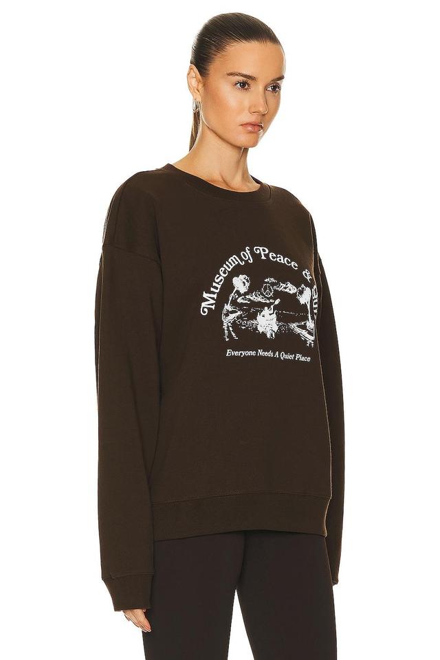 Museum of Peace and Quiet Place Sweater in Brown - Brown. Size XS (also in ). Product Image