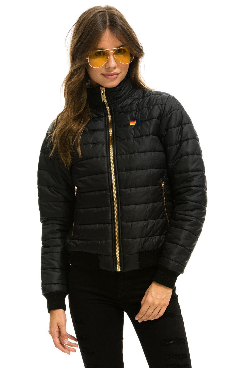 SUNBURST JACKET - GLOSSY BLACK Female Product Image