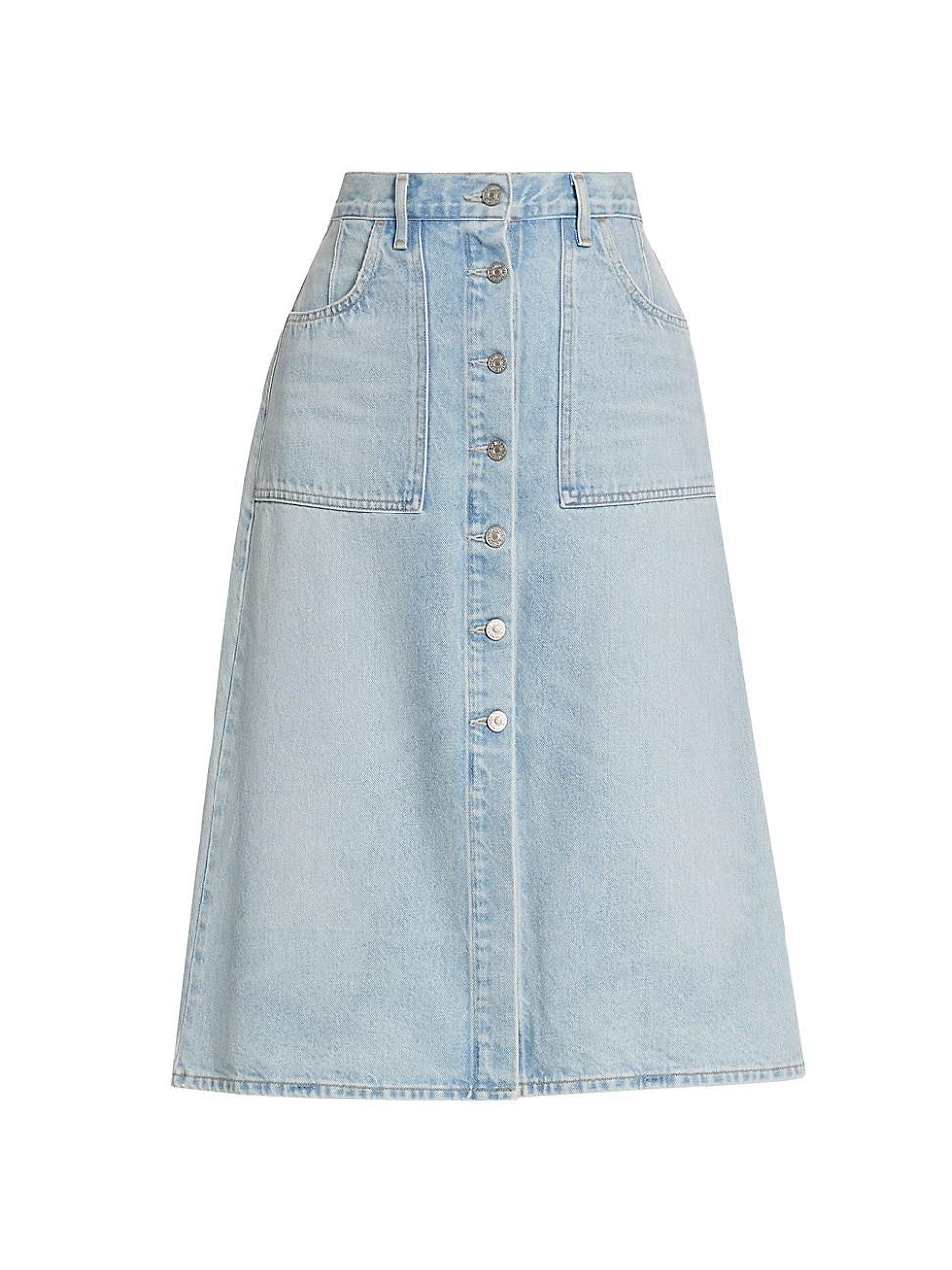 Womens Anouk Denim Skirt Product Image