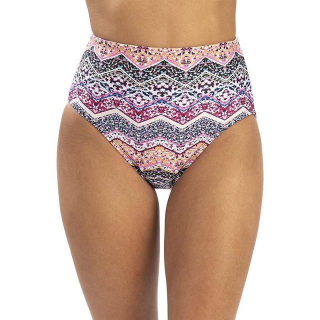 Womens Dolfin Printed High-Waisted Swim Bottoms Product Image