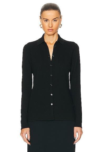 Gabriela Hearst Deidre Top Black. (also in S). Product Image