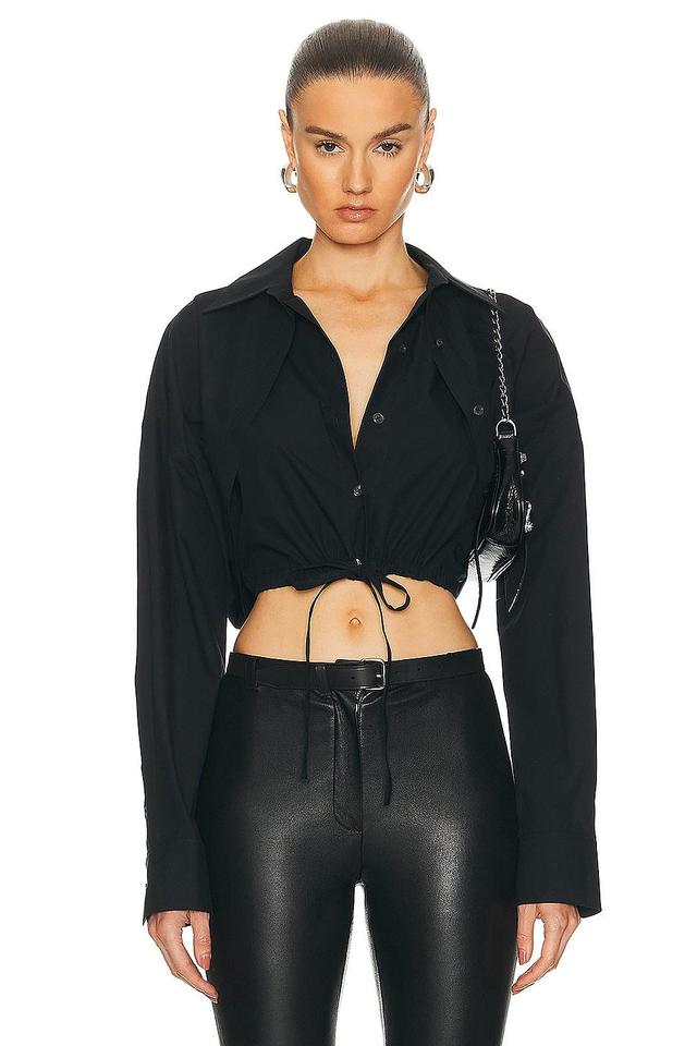 Alexander Wang Double Layered Cropped Shirt Product Image