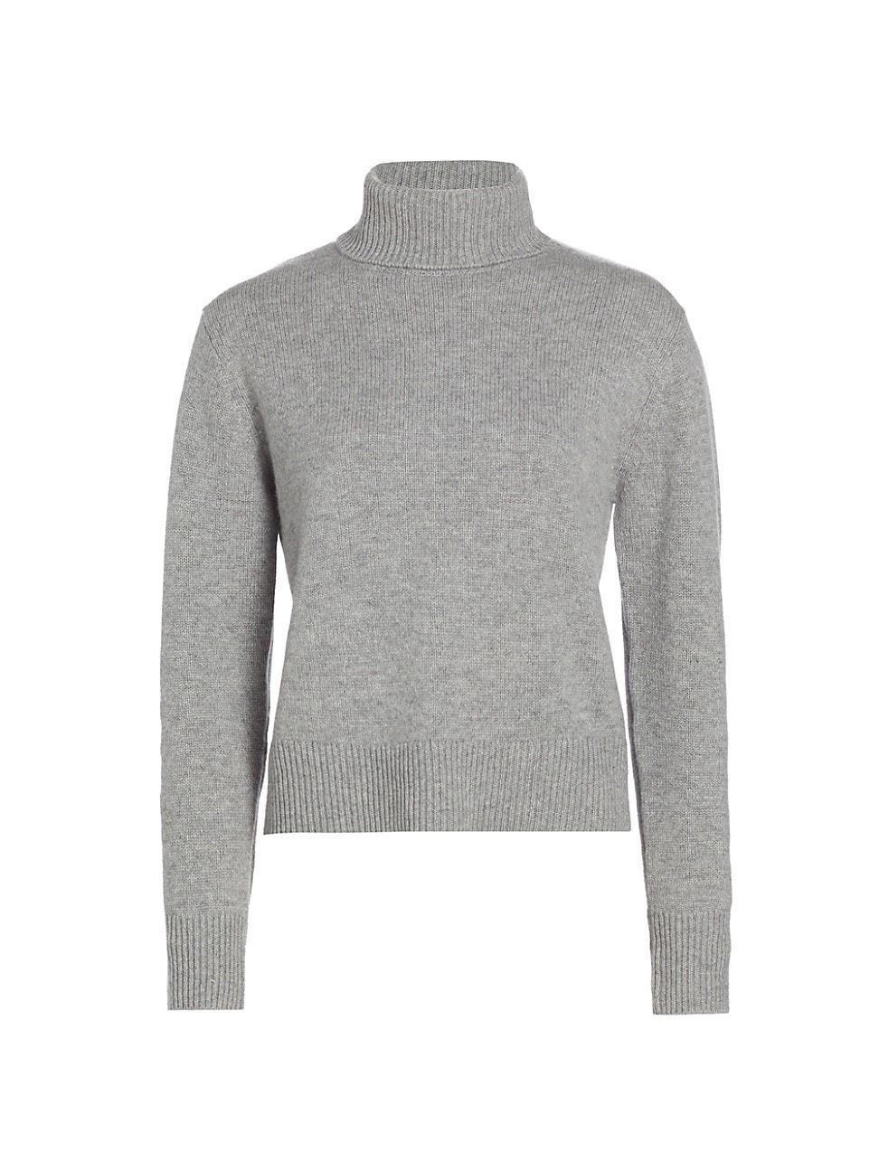 Womens Cashmere Turtleneck Sweater Product Image