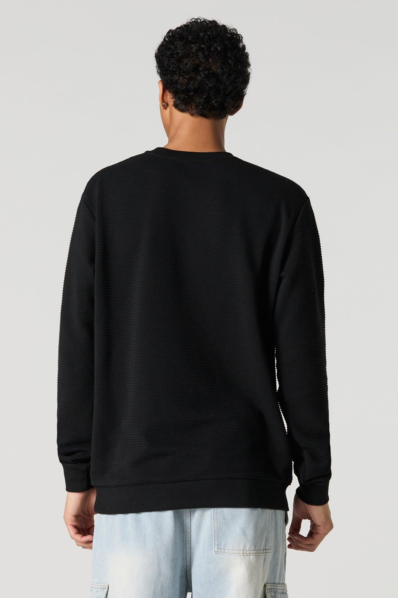 Ribbed Long Sleeve Top Male Product Image