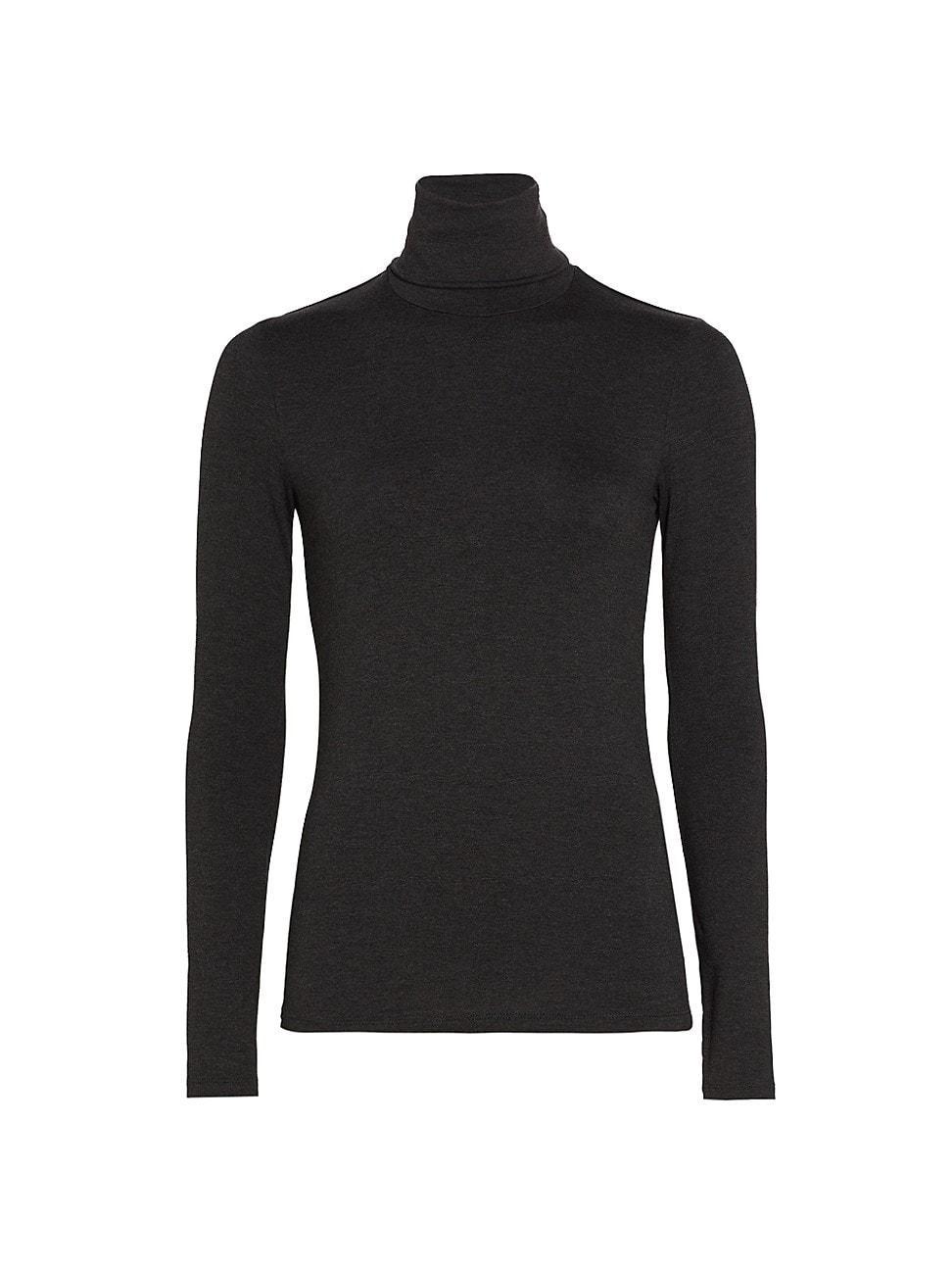 Womens Soft Touch Turtleneck Top Product Image