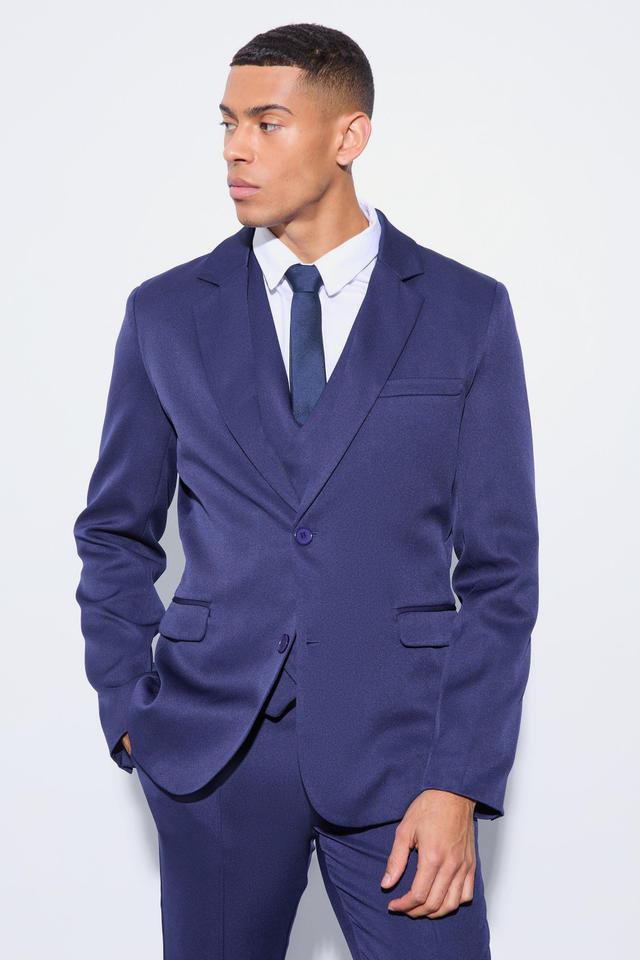 Slim Single Breasted Blazer | boohooMAN USA Product Image