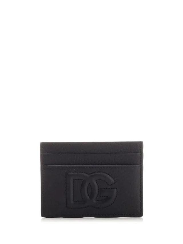 Dg Logo Card Holder In Black Product Image