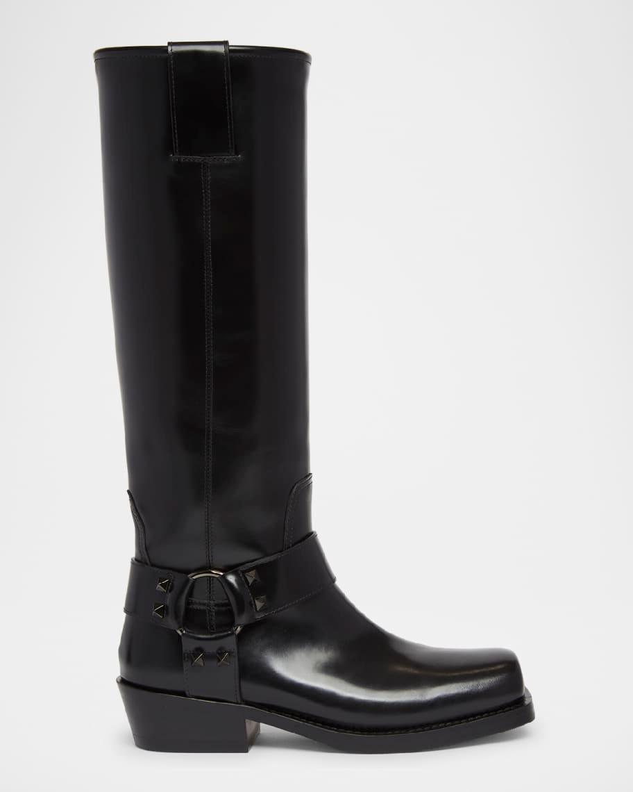 Rockstud Harness Biker Boots Product Image