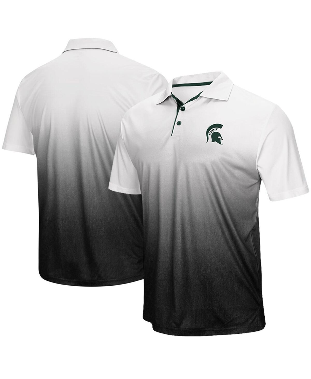 Mens Colosseum Gray Michigan State Spartans Magic Team Logo Polo Product Image