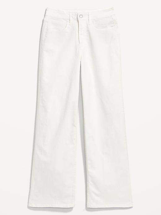 High-Waisted Wow Wide-Leg Jeans Product Image